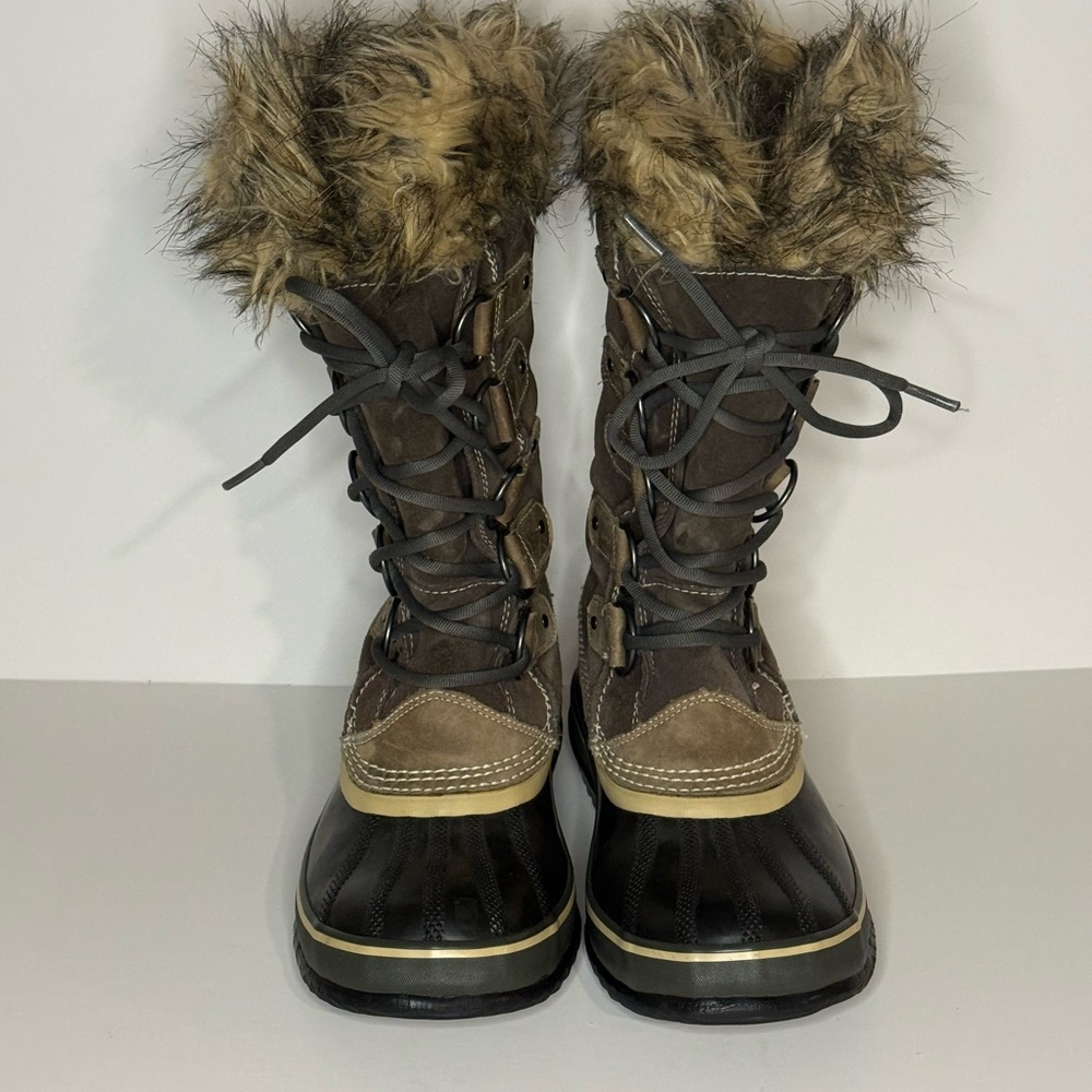 Sorel Women’s Faux Fur-Lined Winter Boots Waterproof Size 8